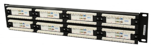 NPP-C648CM-001 Gembird Cat.6 48 port patch panel with rear cable management - Slika 2