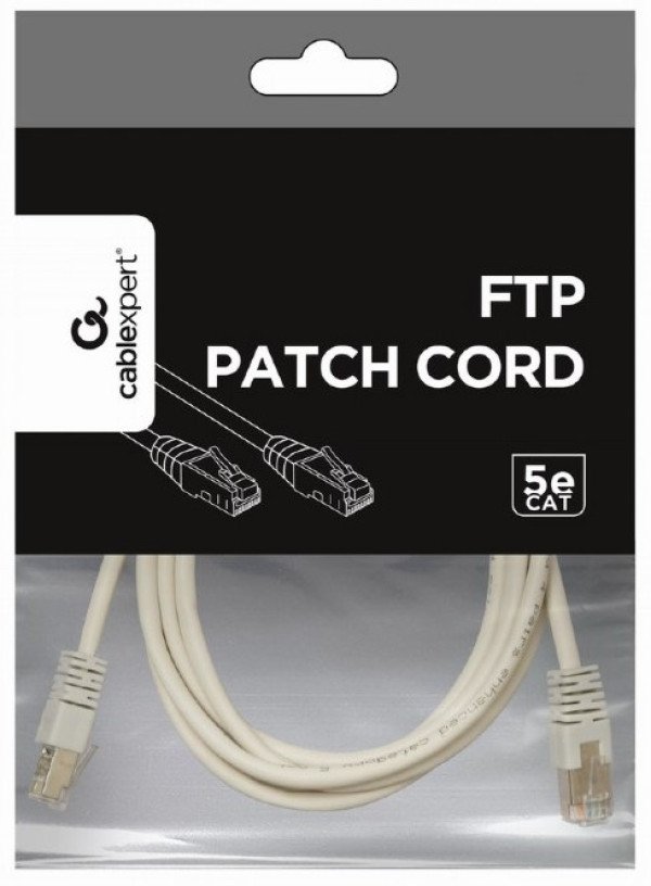 PP22-1.5M * Gembird Mrezni kabl FTP Cat5e Patch cord, 1.5m grey - Slika 2