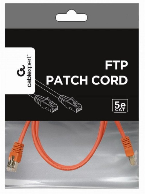 PP22-1M/R * Gembird Mrezni kabl FTP Cat5e Patch cord, 1m red - Slika 4