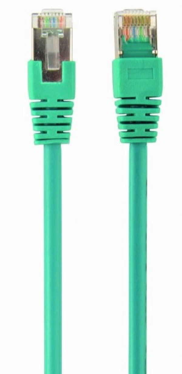 PP22-1M/G * Gembird Mrezni kabl FTP Cat5e Patch cord, 1m green