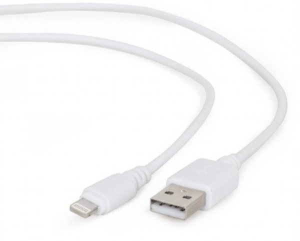 CC-USB2-AMLM-2M-W Gembird USB 2.0 A-plug to 8-pin usb Apple iphone cable 2M White - Slika 4