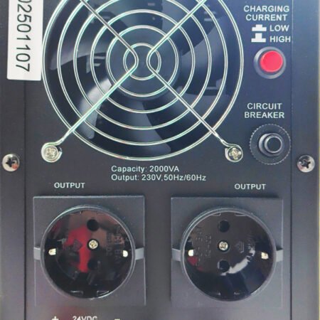 UPS-PSW-2000VA GMB LONG, cist sinusni pretvarac sa produzenom autonomijom 1400W-220V/24V