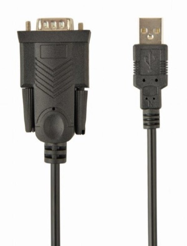 UAS-DB9M-02 Gembird USB to DB9M serial port converter kabl black 1.5m - Slika 2
