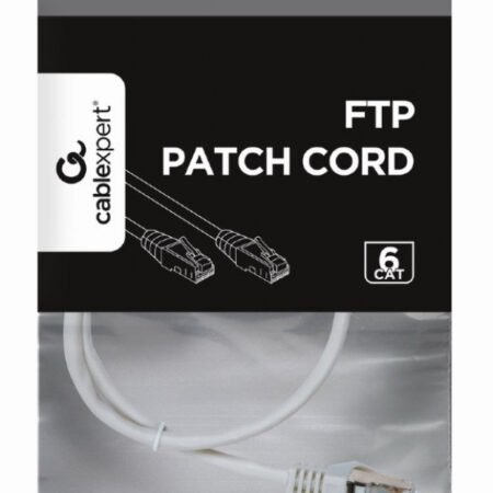 PP6-3M/W Gembird Mrezni kabl, CAT6 FTP Patch cord 3m white