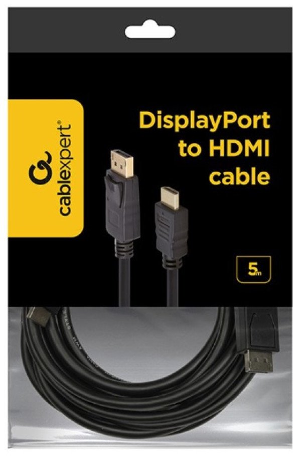 CC-DP-HDMI-5M Gembird DisplayPort na HDMI digital interface kabl 5m - Slika 4