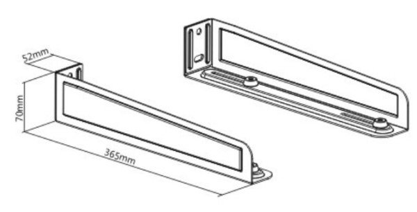 WM-U35-01-W Gembird Univerzalni celicni zidni nosaci, 35 kg, beli - Slika 3