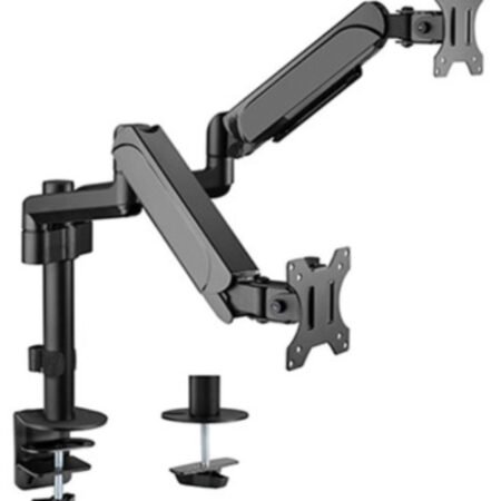 MA-DA2P-01 Gembird Podesivi dupli stoni drzac za monitor, tilt,17-32 max.2x9kg