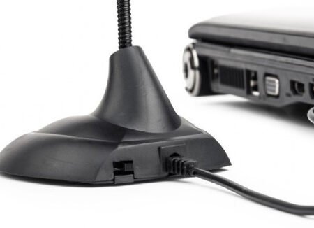 MIC-205 Gembird Desktop mikrofon, savitljivo telo, black, 3.5mm sa prekidacem