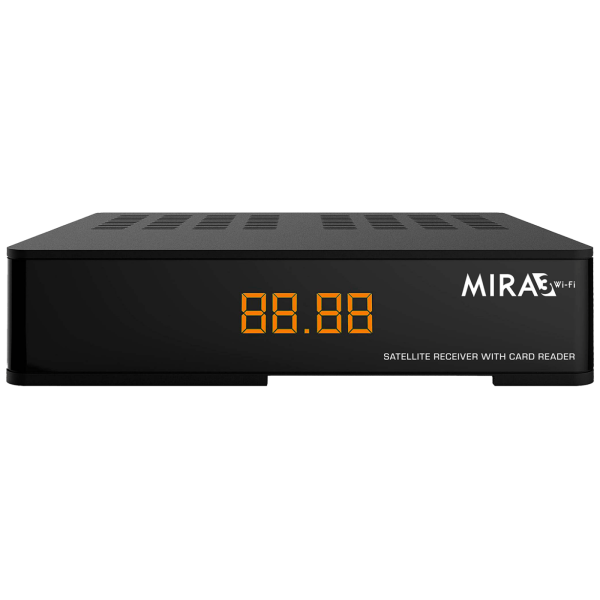 Prijemnik satelitski, DVB-S/S2, Full HD, USB, WiFi MIRA3 - Slika 4