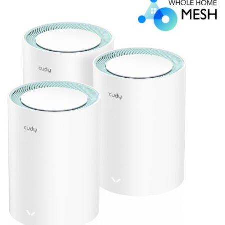 Cudy M1300 3-pack AC1200 Dual Band 2.4Ghz+5Ghz WiFi MESH, GiGABIT, 4x Antena 16MB/128DDR