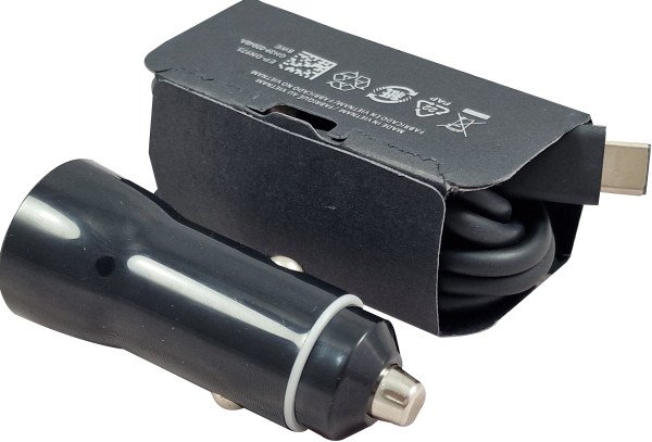 NPA-AC23 ** Gembird QC3.0 PD auto punjac +kabl-C,20W 3.6V-6.5V/2.4A, 6.5V-9V/1.67, 9V-12V/1.3A (287) - Slika 2