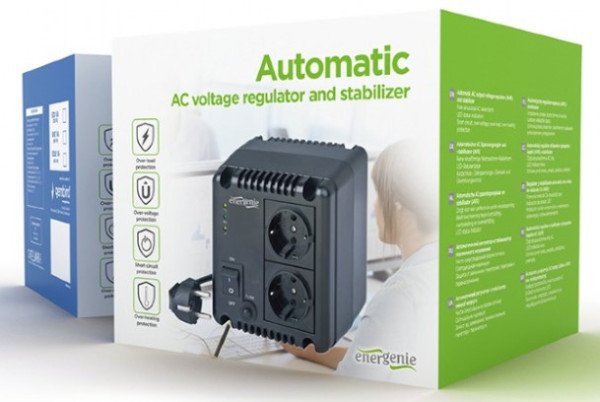 EG-AVR-0501 Gembird Stabilizator napona AVR 500VA (300W) - Slika 3