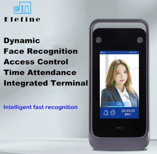 SMART-KPS-ATTENDANCE MACHINE-EF-S500 Gembird Dinamicko prepoznavanje lica, Citac kontrole pristupa