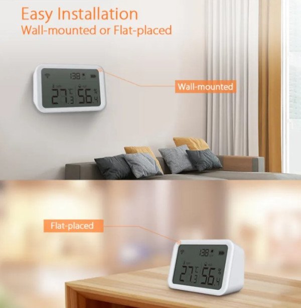 ZIGBEE-SMART-TEMPERATURE-HS05 Gembird Alexa Smart Zigbee bezicni senzor temperature i vlaznosti - Slika 2