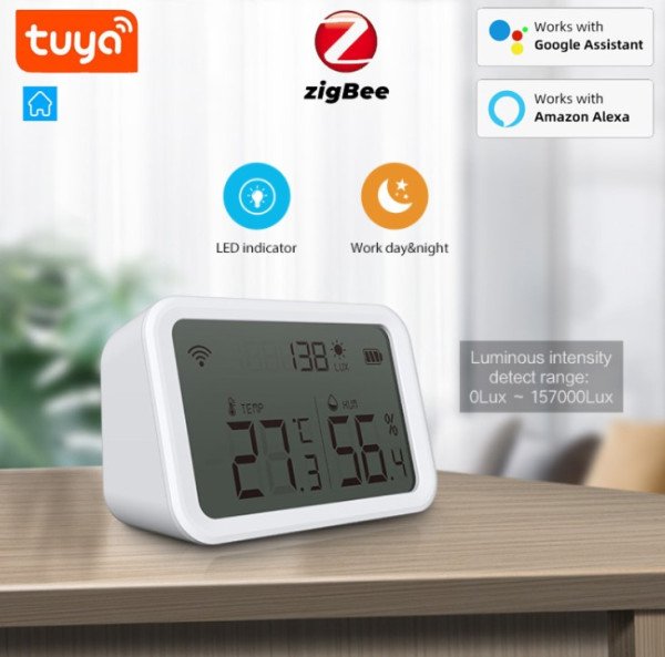 ZIGBEE-SMART-TEMPERATURE-HS05 Gembird Alexa Smart Zigbee bezicni senzor temperature i vlaznosti - Slika 4