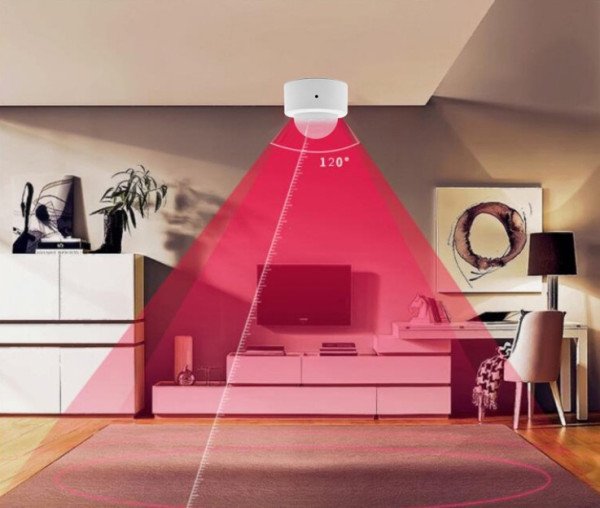 ZIGBEE-SMART-ALARM-RSH-MS10 Gembird RSH Tuya 2u1 Mini PIR detektor pokreta, Infracrveni alarm senzor - Slika 3