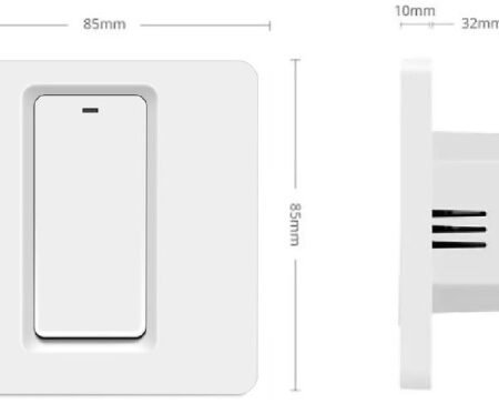 ZIGBEE-SWITCH-DS101 Gembird RSH Tuya WiFi Pametni kucni prekidac sa 1taster EU Standard