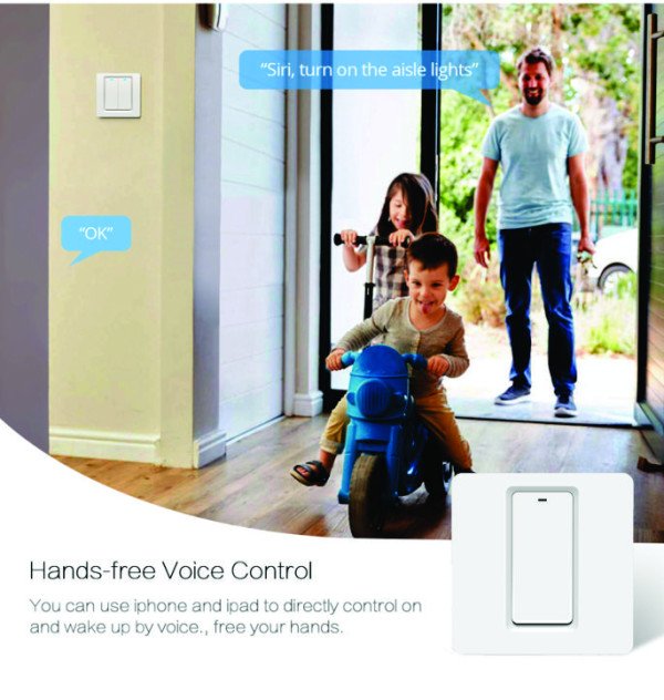 ZIGBEE-SWITCH-DS101 Gembird RSH Tuya WiFi Pametni kucni prekidac sa 1taster EU Standard - Slika 2