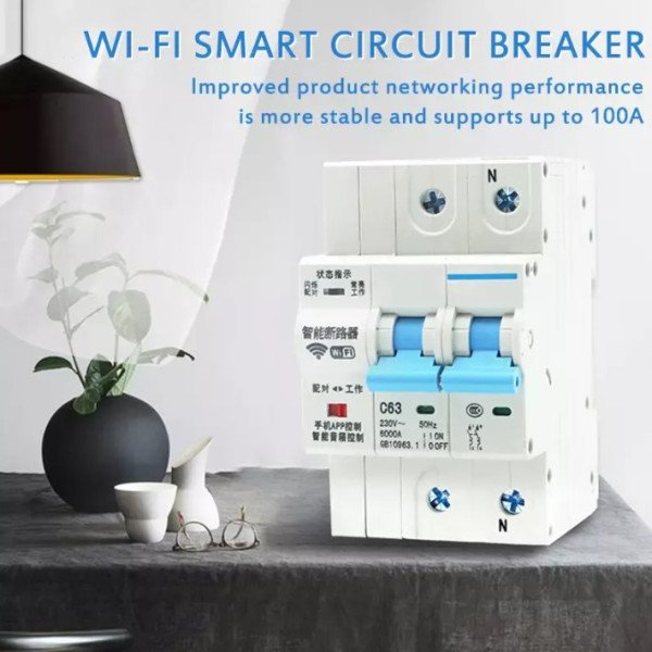 ZIGBEE-SMART-SWITCH BREAKER Gembird Tuya prekidac-osigurac APP Glasovna kontrola Alexa Google Smart - Slika 4
