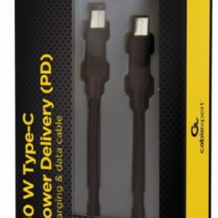 CC-USB2-CMCM60-1.5M Gembird 60W Type-C Power Delivery (PD) charging & data cable, 1.5m