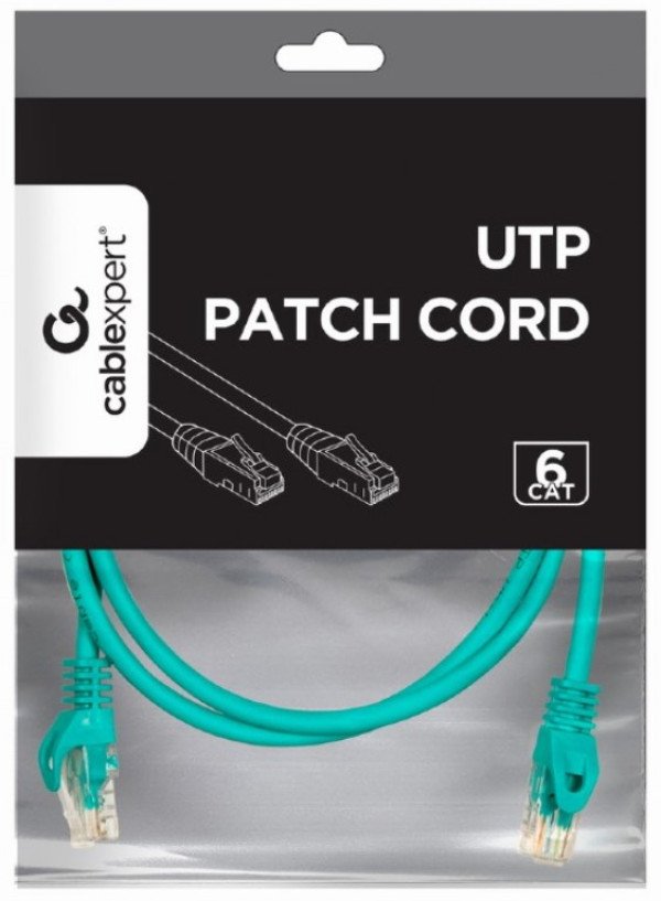 PP6U-1.5M/G Gembird Mrezni kabl, CAT6 UTP Patch cord 1.5m green - Slika 2