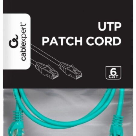 PP6U-1M/G Gembird Mrezni kabl, CAT6 UTP Patch cord 1m green