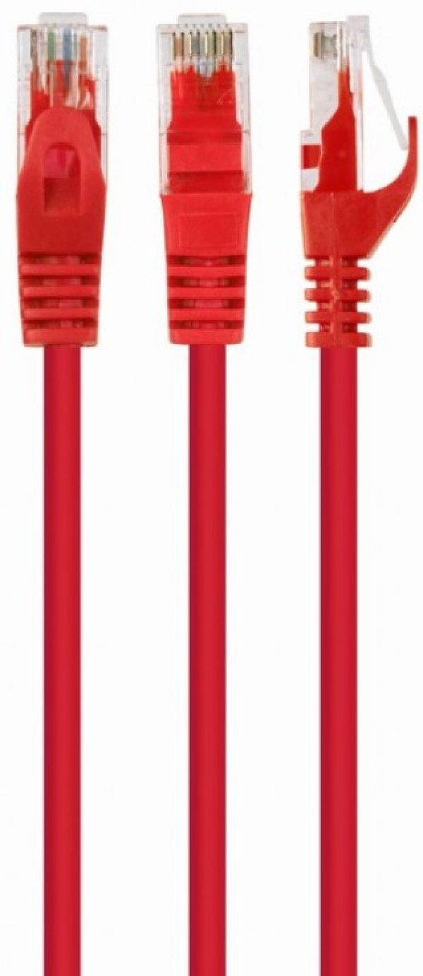 PP6U-5M/R Gembird Mrezni kabl, CAT6 UTP Patch cord 5m red - Slika 2