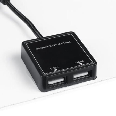 SOL-PANEL20W RV Solarni panel USB spoljni, vodootporni, 20W, 330x360x3mm