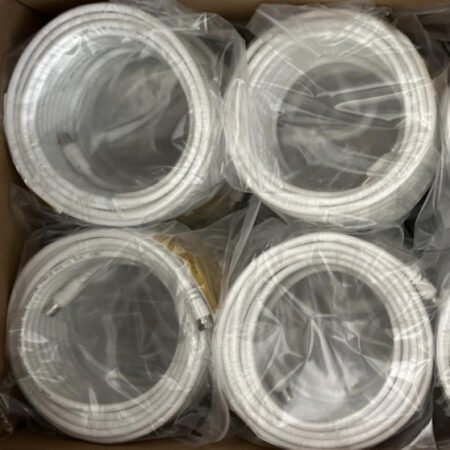KABL-COAX-RG6/15 white (X553)** koaksialni kabl RG6 konektor F-male/IEC, conduct.18%, 6.5mm 15m(200)
