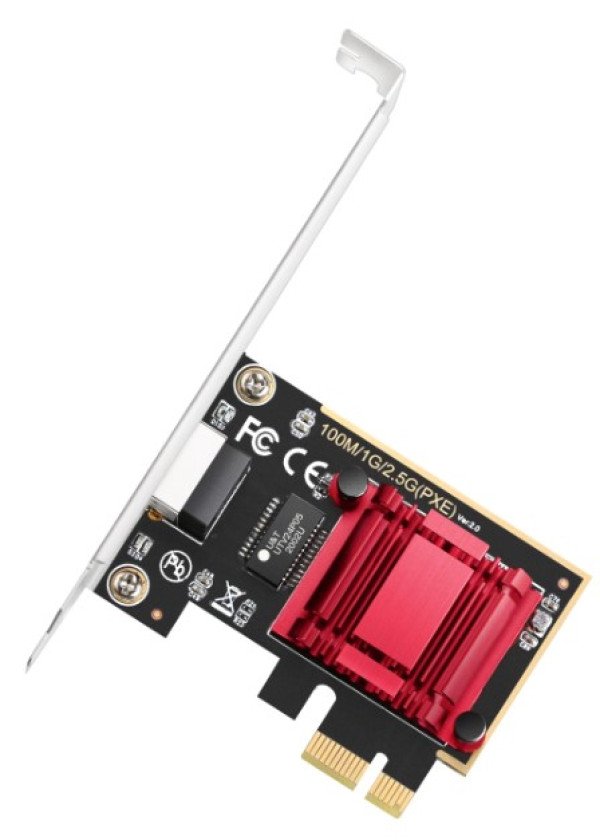 Cudy PE25 RJ45 2.5Gbps PCI Express Network Adapter, RTL8125 - Slika 3