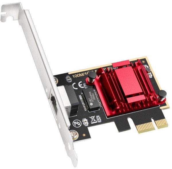 Cudy PE25 RJ45 2.5Gbps PCI Express Network Adapter, RTL8125 - Slika 4