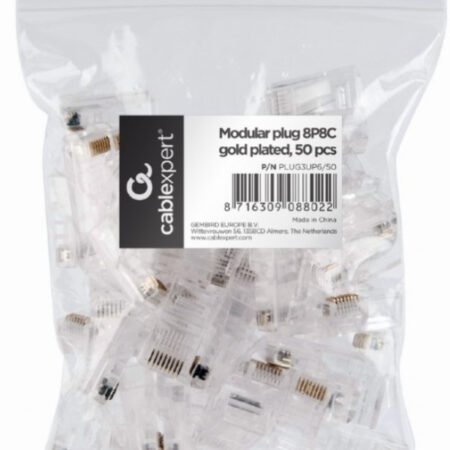 PLUG3UP6/50 Gembird RJ45 Cat5 UTP 50kom u pakovanju / CENA PO PAKOVANJU