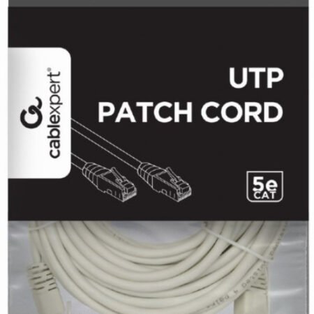 PP12-10M Gembird Mrezni kabl, CAT5e UTP Patch cord 10m grey