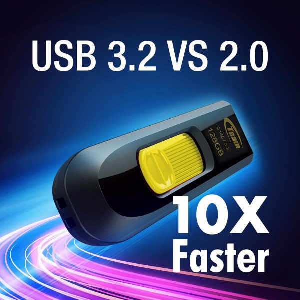 TeamGroup * 128GB C145 USB 3.2 YELLOW TC1453128GY01