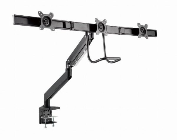 MA-DA3-03 Gembird Podesivi stoni drzac za tri monitora, tilt, 17-27 max.3x6kg - Slika 2