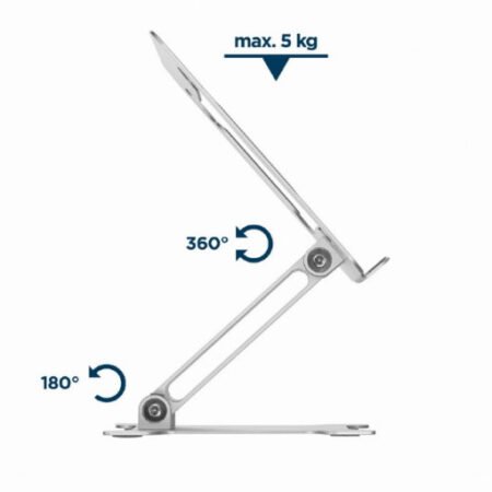 NBS-D1-03 Gembird sklopivo postolje za laptop 15,6, max.5kg aluminium