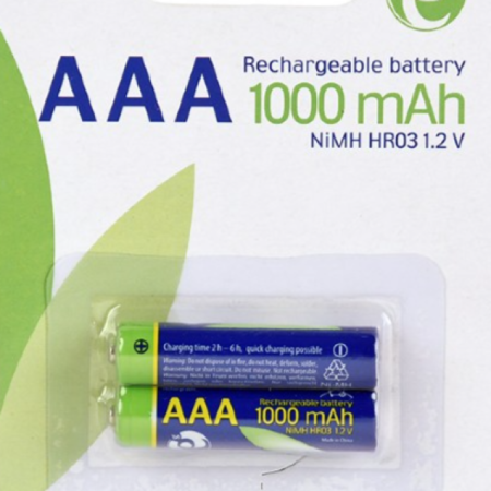 EG-BA-AAA10-01 ENERGENIE 1000mAh AAA, PAK2 CK, PUNJIVE NiM baterije (rechargeable)