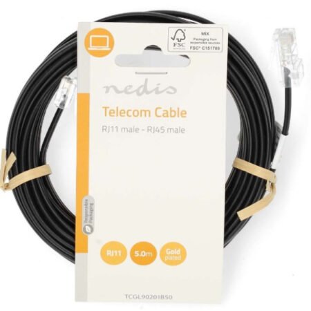 TCGL90201B50 Nedis RJ11(telefonski) na RJ45(mrezni) 5m Flat