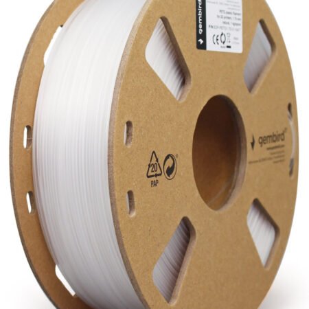3DP-PETG1.75-01-W PETG Filament za 3D stampac 1.75mm, kotur 1KG WHITE