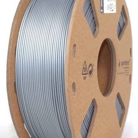 3DP-PLA1.75-01-S PLA Filament za 3D stampac 1,75mm kotur 1KG SILVER Srebrna