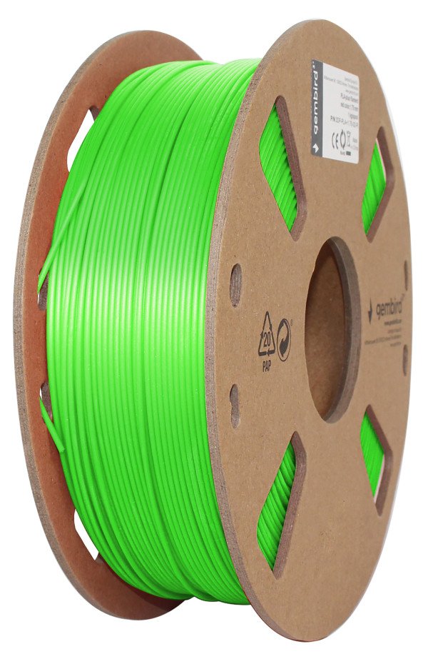 3DP-PLA+1.75-02-G PLA-PLUS Filament za 3D stampac 1,75mm kotur 1KG Green (jaci od standardnog PLA) - Slika 3
