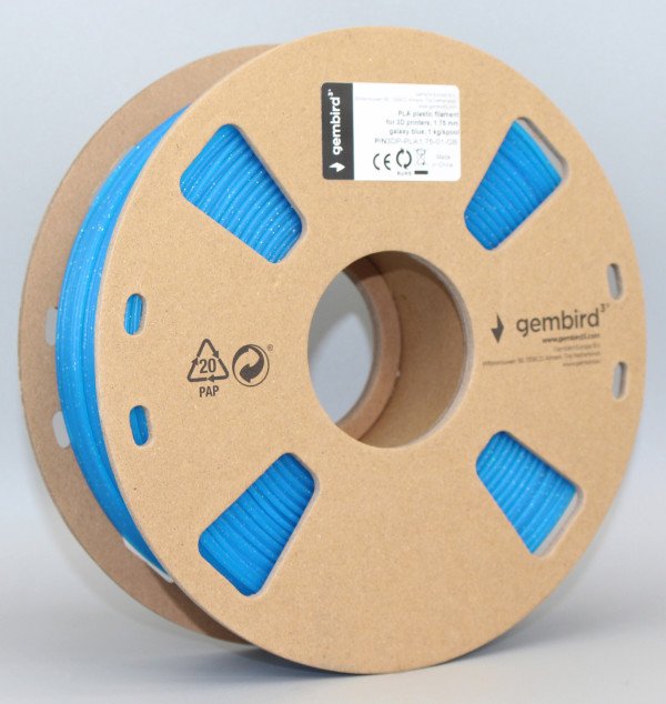 3DP-PLA1.75-01-GB PLA Filament za 3D stampac 1,75mm kotur 1KG Galaxy Blue - Slika 2