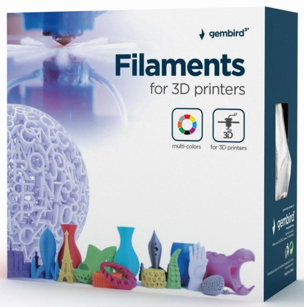 3DP-PLA1.75-01-FY PLA Filament za 3D stampac 1.75mm, kotur 1KG plamen sjajan Yellow - Slika 3