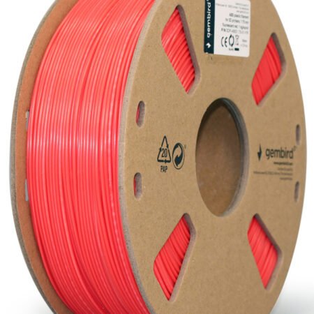 3DP-ABS1.75-01-FR ABS Filament za 3D stampac 1.75mm, kotur 1KG, plamen sjajan RED