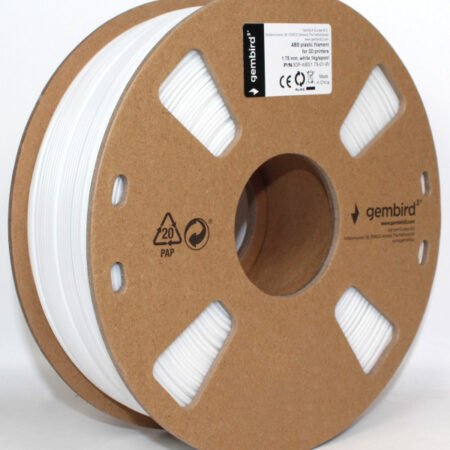 3DP-ABS1.75-01-W ABS Filament za 3D stampac 1.75mm, kotur 1KG WHITE