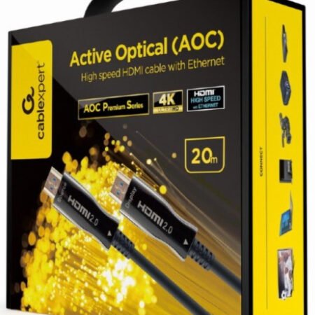 CCBP-HDMI-AOC-20M-02 Gembird Active Optical (AOC) High speed HDMI cable with Ethernet Premium 20m