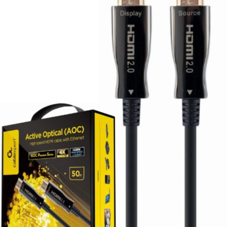 CCBP-HDMI-AOC-50M-02 Gembird Active Optical (AOC) High speed HDMI cable with Ethernet Premium 50m