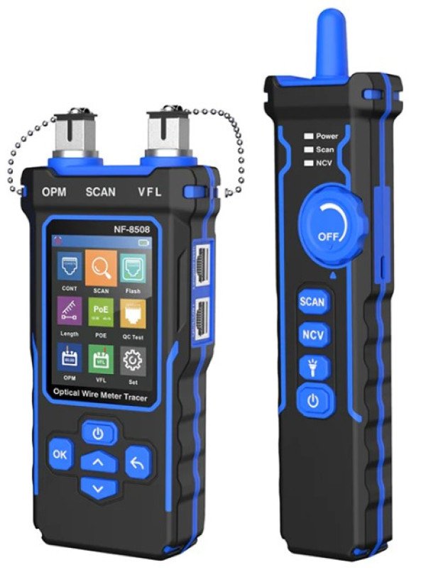 Tester Kablovski LAN Noyafa POE NF-8508 TESTEROPTIKE I LAN CAT5/CAT6 - Slika 2