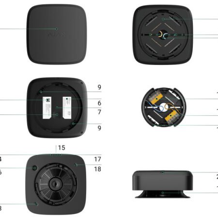 AJAX Alarm 8188.10.BL-FireProtect crni