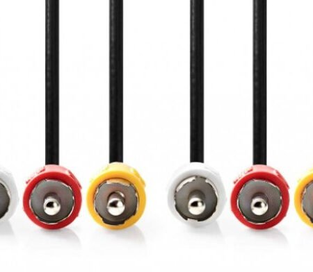 CVGP24300BK30 Kabl 3xRCA muski - 3xRCA muski 3m